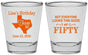 Personalized Birthday Shot Glasses - 50th | 20051