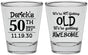 Personalized Birthday Shot Glasses - 50th | 20052