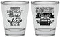 Personalized Birthday Shot Glasses - 65th Classic Radio | 20056