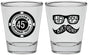 Personalized Birthday Shot Glasses - 45th Las Vegas | 20064