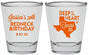 Personalized Birthday Shot Glasses - 30th Redneck Texas | 20072