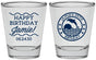 Personalized Birthday Shot Glasses - 25th Dolphins | 20077
