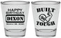 Personalized Birthday Shot Glasses - Built Tough | 20078