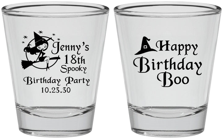 Personalized Birthday Shot Glasses - 18th Halloween | 20081