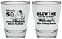 Personalized Birthday Shot Glasses - 50th | 20085