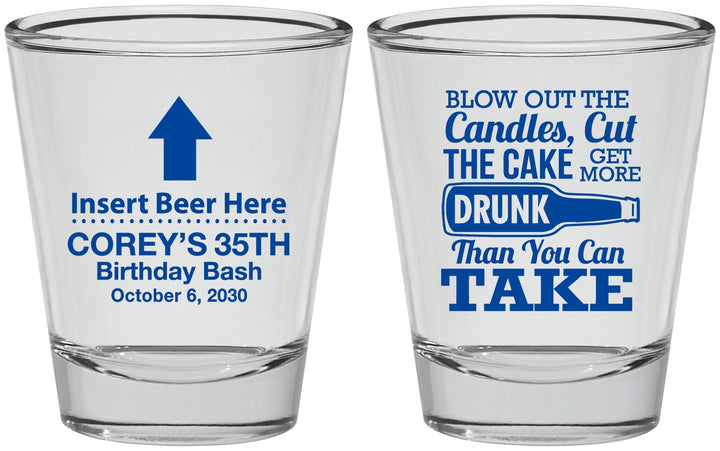 Personalized Birthday Shot Glasses - 35th | 20111