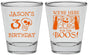 Personalized Birthday Shot Glasses - 30th Halloween | 20112