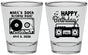 Personalized Birthday Shot Glasses - 50th Cassette Tape | 20117