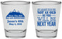 Personalized Birthday Shot Glasses - 40th Over The Hill | 20121