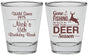 Personalized Birthday Shot Glasses - 55th Gone Fishing | 20128