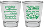 Personalized Birthday Shot Glasses - 40th | 20135