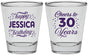 Personalized Birthday Shot Glasses - Cheers To 30 Years | 20142
