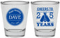 Personalized Birthday Shot Glasses - Cheers To 25 Years | 20164