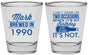 Personalized Birthday Shot Glasses - 40th | 20171