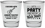 Personalized Birthday Shot Glasses - 45th Rock Star | 20176