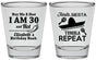 Personalized Birthday Shot Glasses - 30th Fiesta Siesta Tequila | 20177