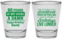 Personalized Birthday Shot Glasses - 60th | 20180