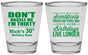 Personalized Birthday Shot Glasses - 30th | 20182