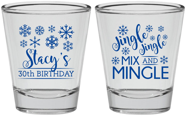 Personalized Birthday Shot Glasses - 30th Christmas | 20188