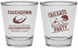 Personalized Birthday Shot Glasses - 30th Football | 20189