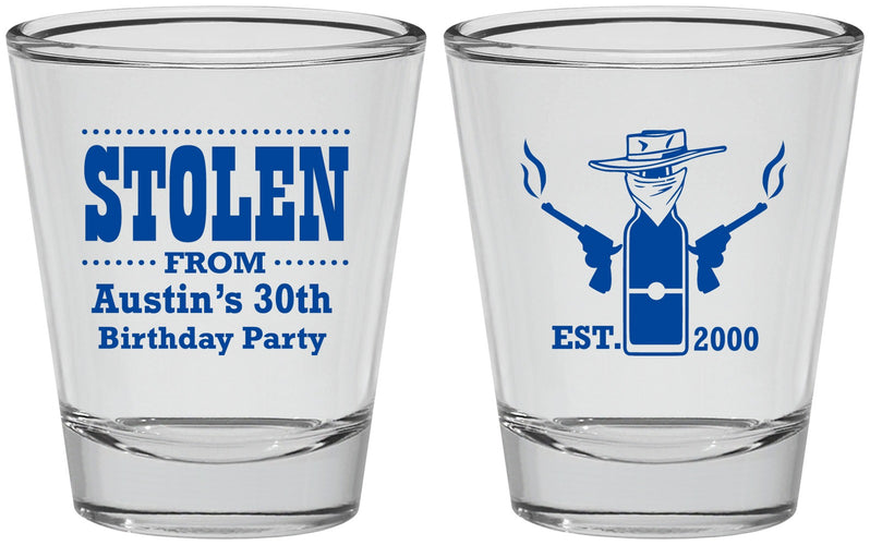 Personalized Birthday Shot Glasses - 30th | 20194