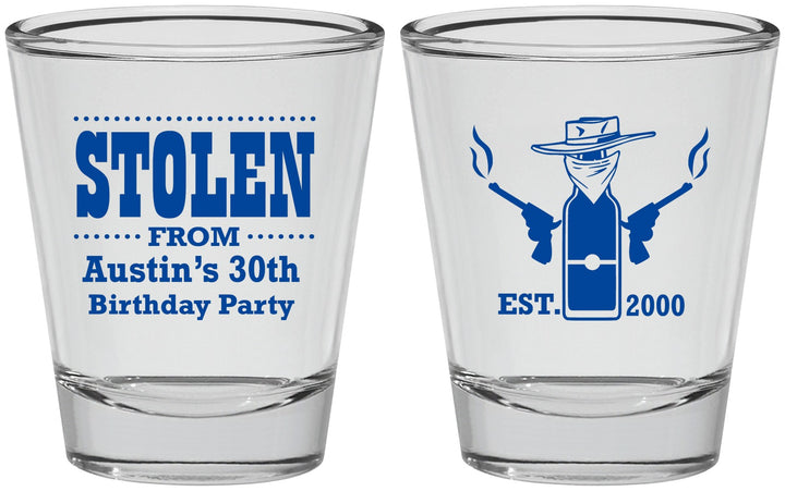 Personalized Birthday Shot Glasses - 30th | 20194