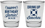 Personalized Birthday Shot Glasses - Drink Up Beaches | 20207