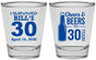 Personalized Birthday Shot Glasses - Cheers Beers To 30 Years | 20214