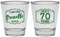Personalized Birthday Shot Glasses - Cheers To 70 Years | 20227
