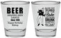 Personalized Birthday Shot Glasses - 40th | 20231
