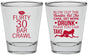 Personalized Birthday Shot Glasses - 30th Bar Crawl | 20233