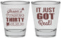 Personalized Birthday Shot Glasses - 30th | 20235