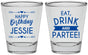 Personalized Birthday Shot Glasses - Eat Drink Partee | 20241