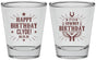 Personalized Birthday Shot Glasses - Cowboy | 20244