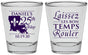 Personalized Birthday Shot Glasses - 25th Mardi Gras | 20245