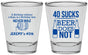 Personalized Birthday Shot Glasses - 40th | 20247
