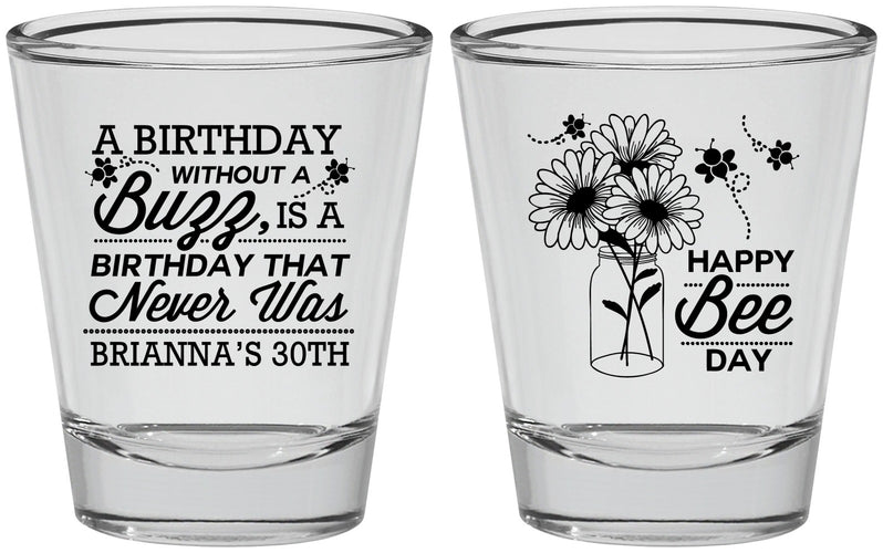 Personalized Birthday Shot Glasses - 30th | 20255