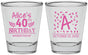 Personalized Birthday Shot Glasses - 40th | 20258