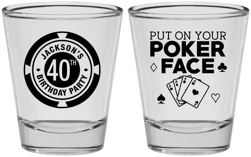 Personalized Birthday Shot Glasses - 40th Las Vegas | 20261