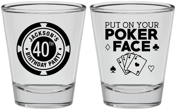 Personalized Birthday Shot Glasses - 40th Las Vegas | 20261