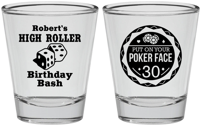 Personalized Birthday Shot Glasses - 30th Las Vegas | 20262