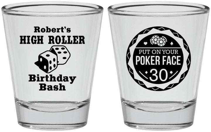 Personalized Birthday Shot Glasses - 30th Las Vegas | 20262
