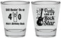 Personalized Birthday Shot Glasses - 40th Rock Star | 20266