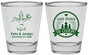 Personalized Wedding Shot Glasses - The Hunt Is Over | 203