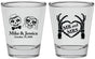 Personalized Wedding Shot Glasses - Mr And Mrs Halloween | 206