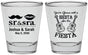 Personalized Wedding Shot Glasses - Siesta Fiesta Sr Sra | 208