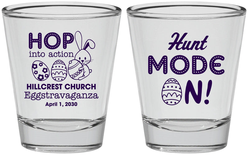 Personalized Easter Shot Glasses - Hunt Mode On Bunny | 210000