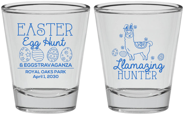 Personalized Easter Shot Glasses - Llama Eggs | 210009