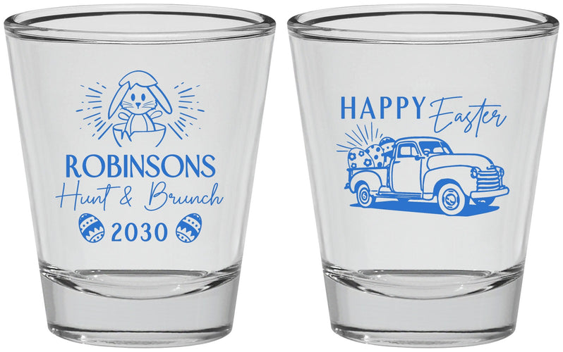 Personalized Easter Shot Glasses - Hunt And Brunch Bunny | 210013