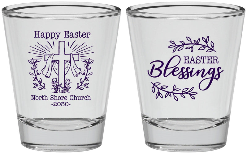 Personalized Easter Shot Glasses - Blessings Church | 210020